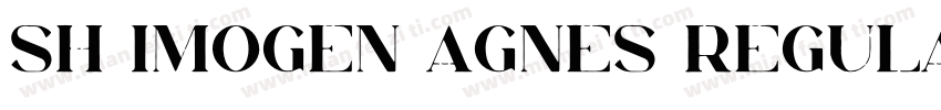 SH Imogen Agnes Regular字体转换
